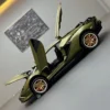 1:32 Lamborghini SIAN Sports Car Simulation Diecast Metal Alloy Model car Sound Light Pull Back Collection Kids Toy Gifts F28 5