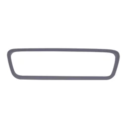 Rearview Mirror Protector Cover with Silicone Edge Frame (Grey)