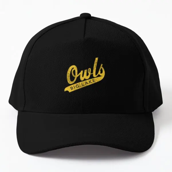 

Big Lake Owls Baseball Cap Hat Mens Spring Czapka Casquette Snapback Black Fish Hip Hop Printed Casual Solid Color Outdoor