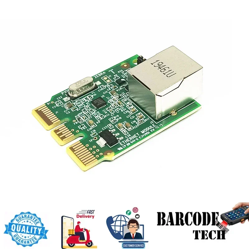 Zebra ZD410 ZD420C ZD420D ZD420T P1080383-442용 기존 업그레이드 이더넷 모듈 내장형 유선 네트워크 카드
