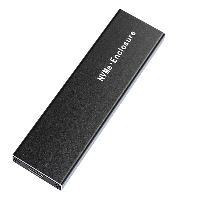 M2 NVME USB 3.1 어댑터 케이스, nvme ssd M2-USB 어댑터 M.2 USB3.1 인클로저, m.2 2280 2260 2242 2230 SSD 칩 RTL9210