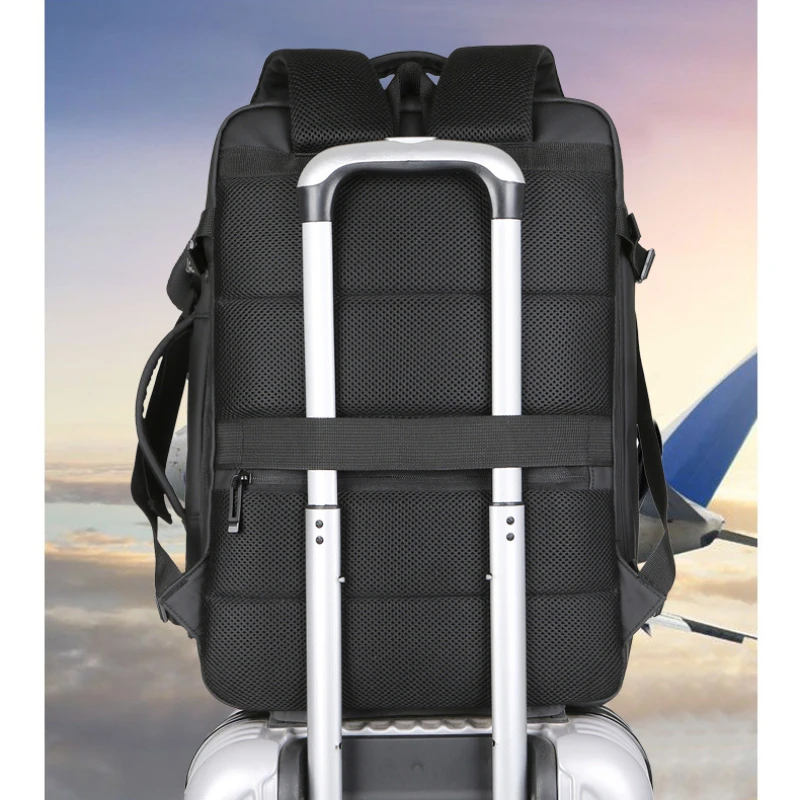 Expandable Large-capacity Backpack USB Charging Port 15 Inch Laptop Bag Waterproof Multifunctional Business Travel Bag Wholesale