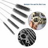 15pcs Carburetor Cleaning Brush Set Carburetor Carbon Dirt Jet Cleaner Tool Kit Car Cleaning Brush 10 Cleaning Needles 5 Brushes 2