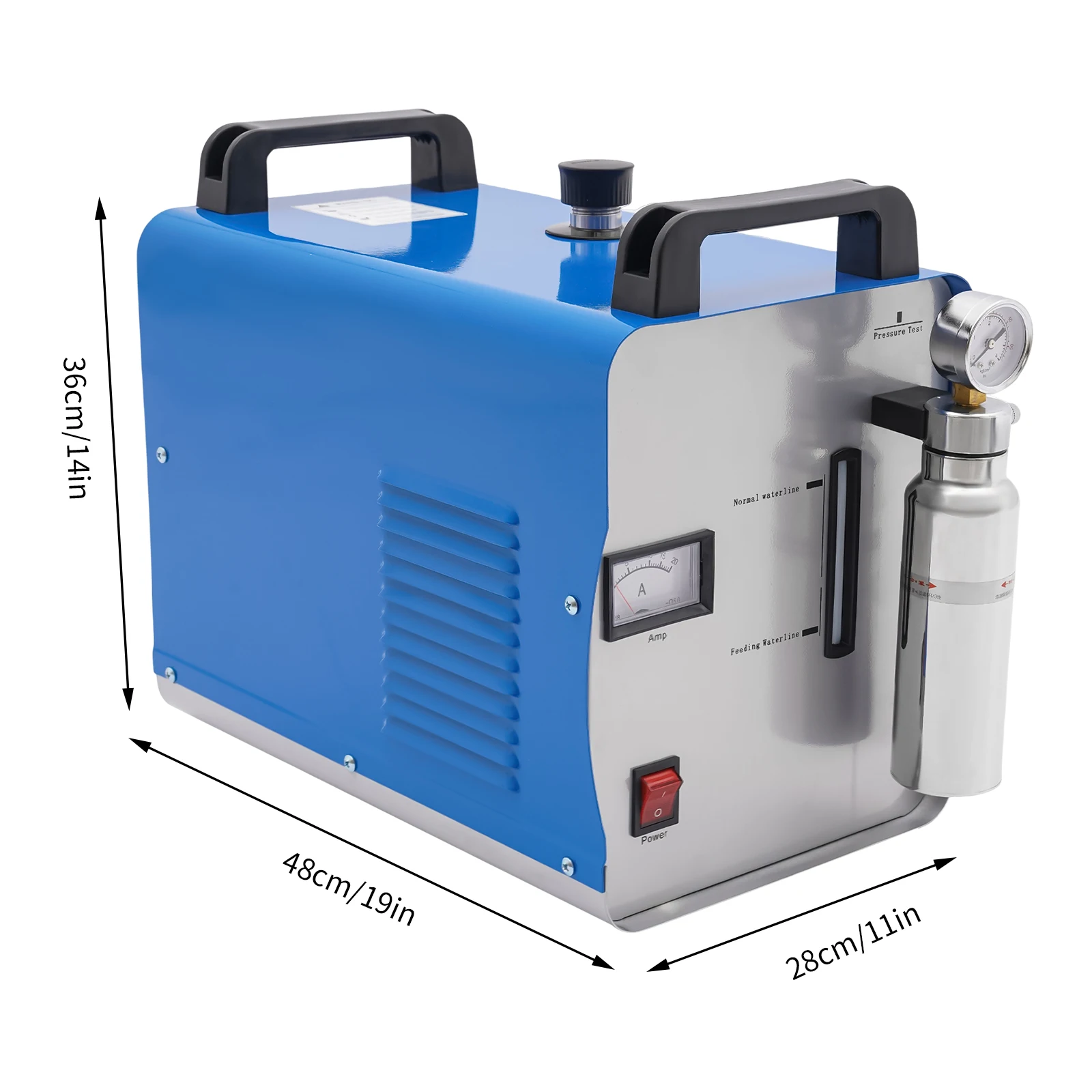 95L H180 Oxygen Hydrogen Water Welder Flame Polisher Polishing Machine 110V 300W