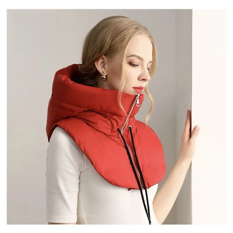 Herbst und Winter Designer Baumwolle Kapuze Fake Kragen modisch einfach bequem warm winddicht kalt Hut Männer und Frauen – Detail 7
