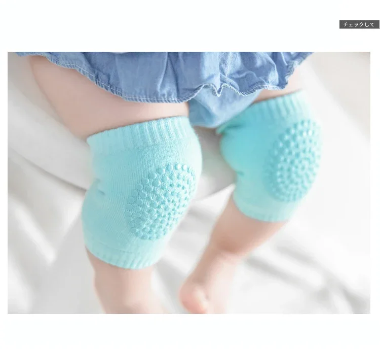 Description Picture 6 of itemKids Safety Crawling Elbow Cushion Infant Toddlers Baby Leg Warmers Knee Support Protector Baby Kneecap Baby Knee Pad Socks