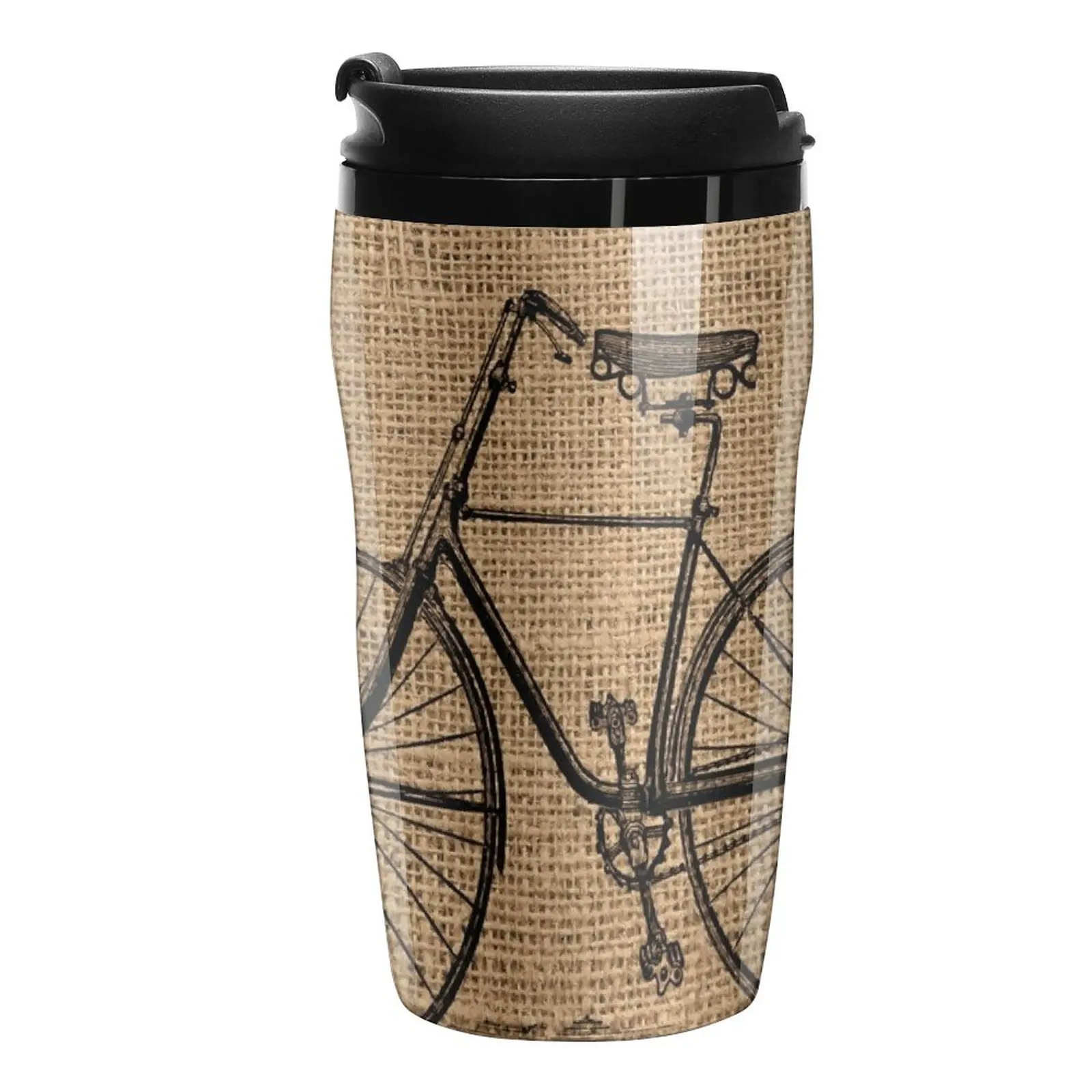 

New VINTAGE BICYCLE Pop Art Travel Coffee Mug Butterfly Cup Thermo For Coffee Teaware Cafes