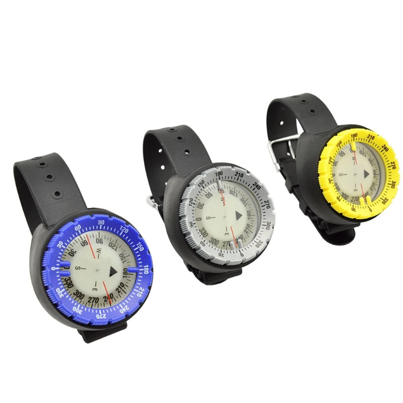 

Цифровые светящиеся сбалансированные часы для подводного плавания с компасом и навигатором 50 м
