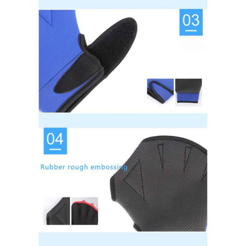 Neoprene resistente a riscos mão guarda equipamento, luvas de natação tipo sapo, palmeira Webbed pás, mergulho com snorkel