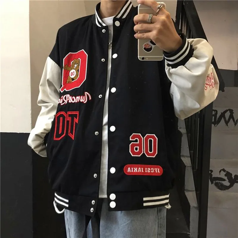 Chic Funny Beans Oversized Jacket Women Winter Clothes 2021 Hip Hop Streetwear American Casual Outerwear Fashion Korean Coats 4