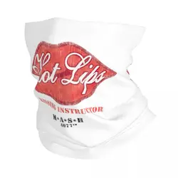 Hot Lips 4077th Mash TV Show Bandana Neck Gaiter Printed M*A*S*H Magic Scarf Multi-use Headwear Running Unisex Adult Breathable