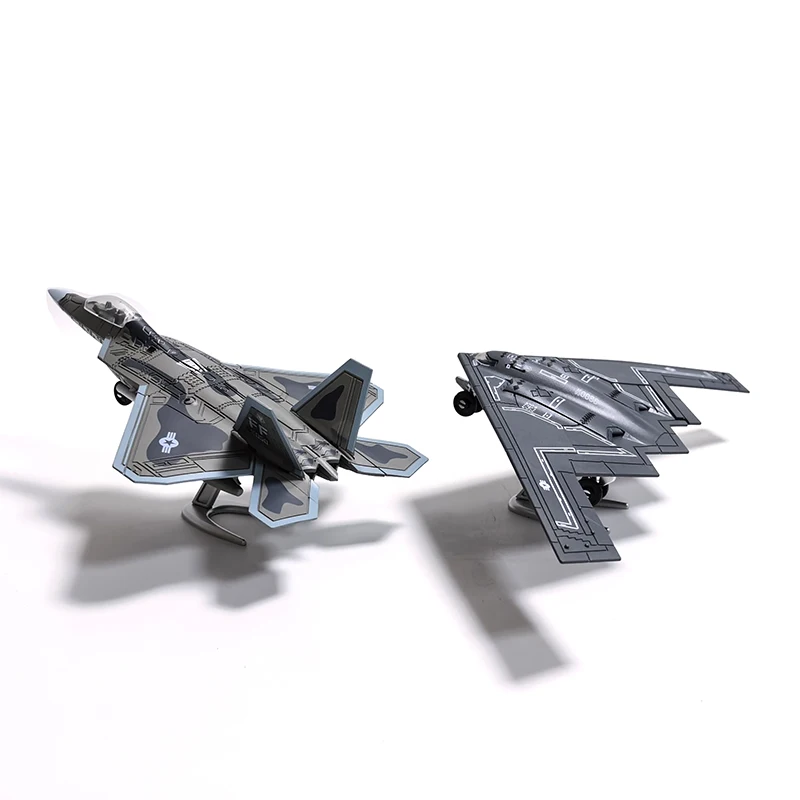 F-22 B2 F-14 Tomcat Mehrzweck-Kampfjet Raptor Baustein-Modell Kreative Militär-Serie Deko Zusammengebaute Spielzeuge für Jungen