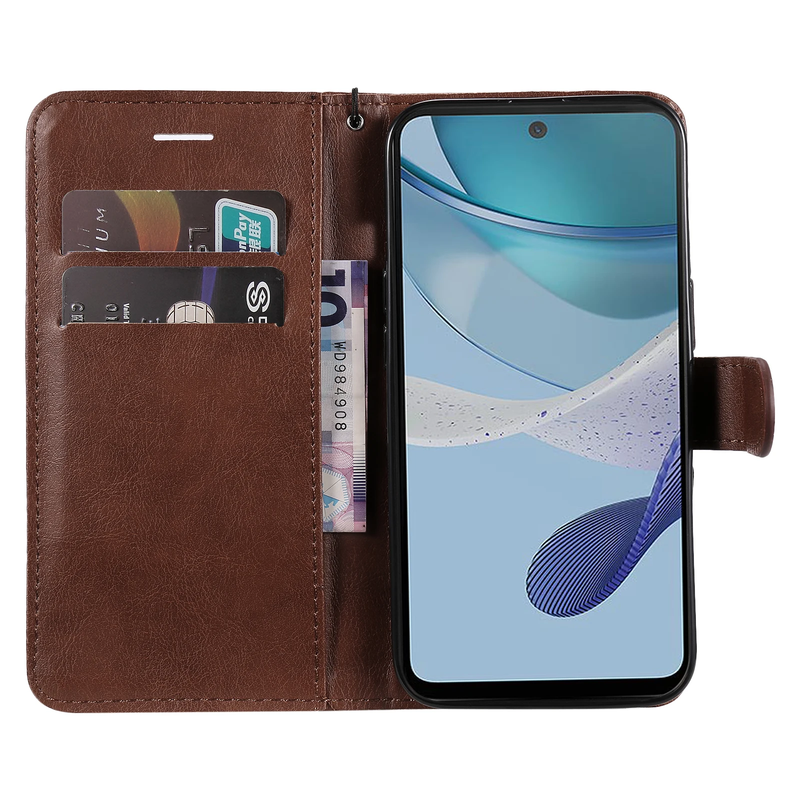 Custodia Flip Walletleather Per Motorola Edge 30 Pro G51 G71 5G Per Moto Edge 20 Lite G100 E7 Power G Power 2021 G60 Coque Funda