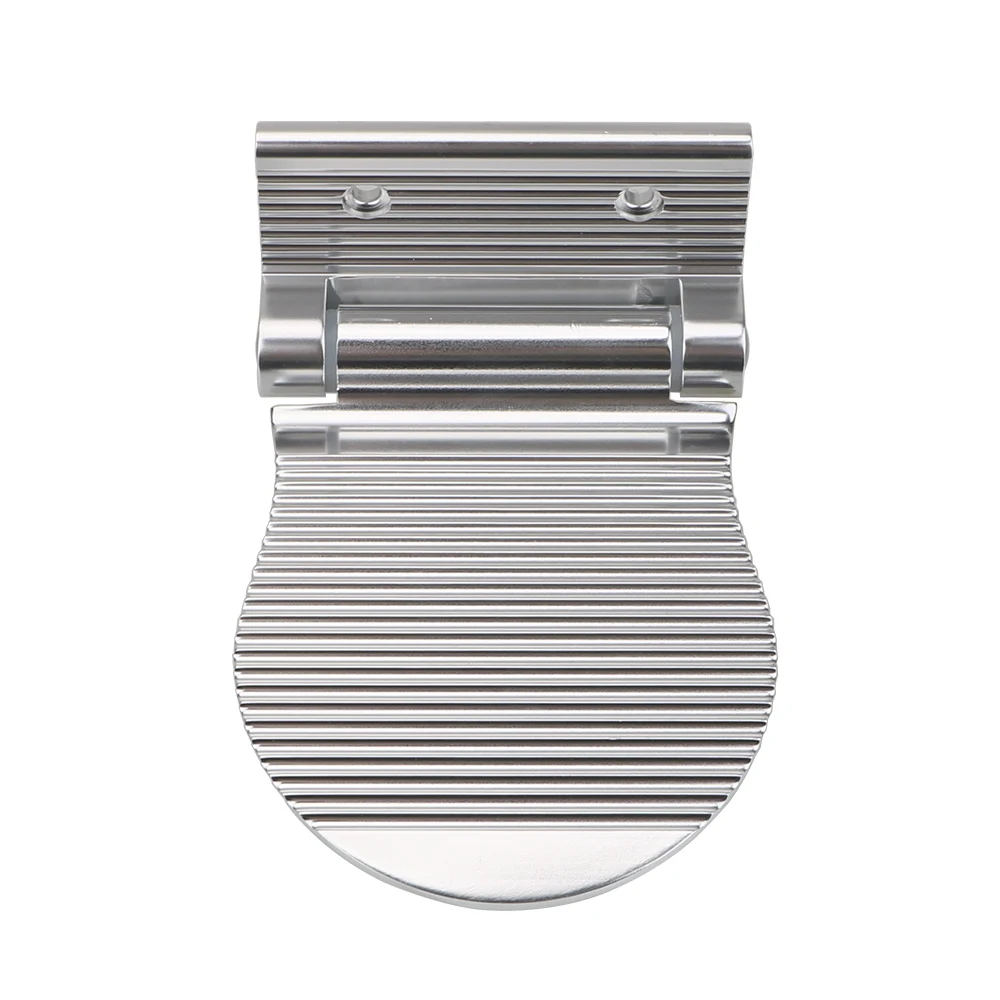 Black/Silver Anti-slip Footrest Bathroom Rest Pedestal Folding Hardware Shower Footstool Aluminium Alloy Shoe Shine Pedal