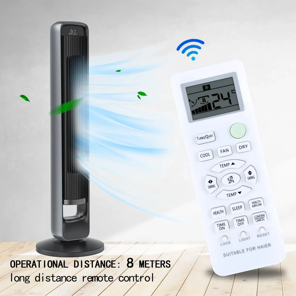 Nuovo 0150401205 Telecomando sostutivo L per Haier YR-HD01 / YL-HD04 / YR- HD06 / YL-HD02 / HA-0361 Controllo condizionatore d'aria  44