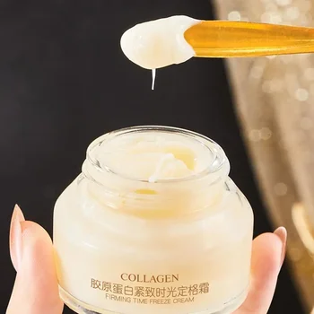 Crema viso al collagene Crema rassodante liftante Idratante, illuminante, riduce le rughe e le linee sottili Illumina i prodotti per la pelle