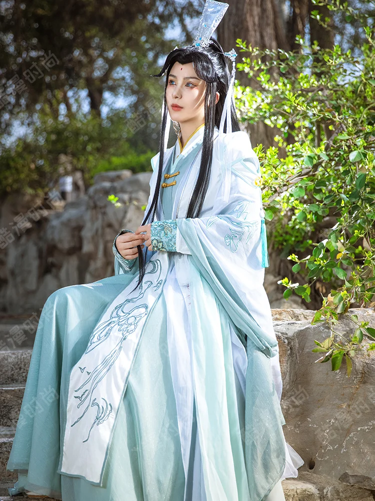 Tian Guan Ci Fu Shi Qingxuan ǻ ִϸ̼ Ǵ ڱ  ý Shen Qingqiu ڽ ǻ, Hanfu  Ź  ǰ Cos