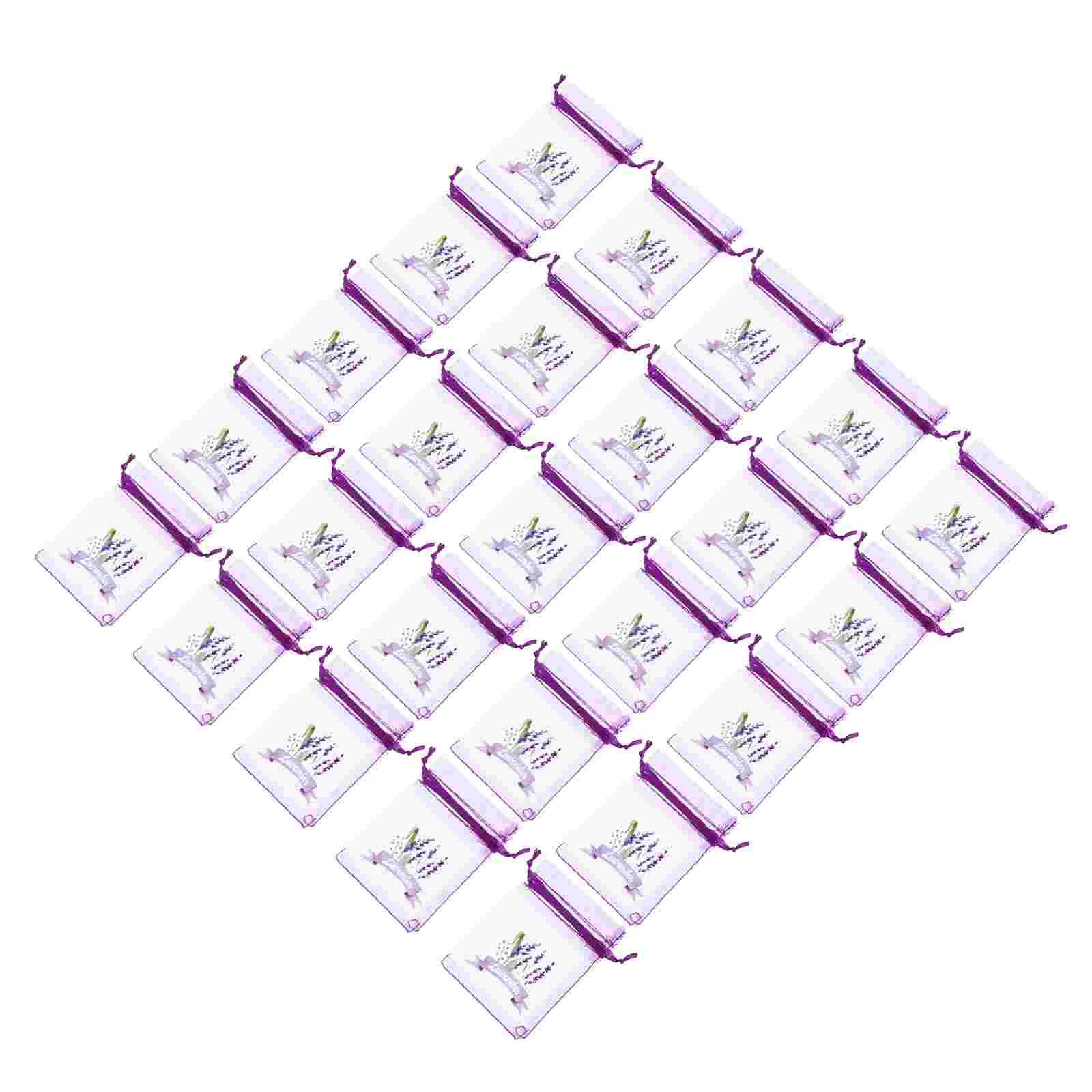 20 Pcs Empty Sachet Bag Lavender Bags for Drawstring Small Mesh Gauze Pouches Sachets