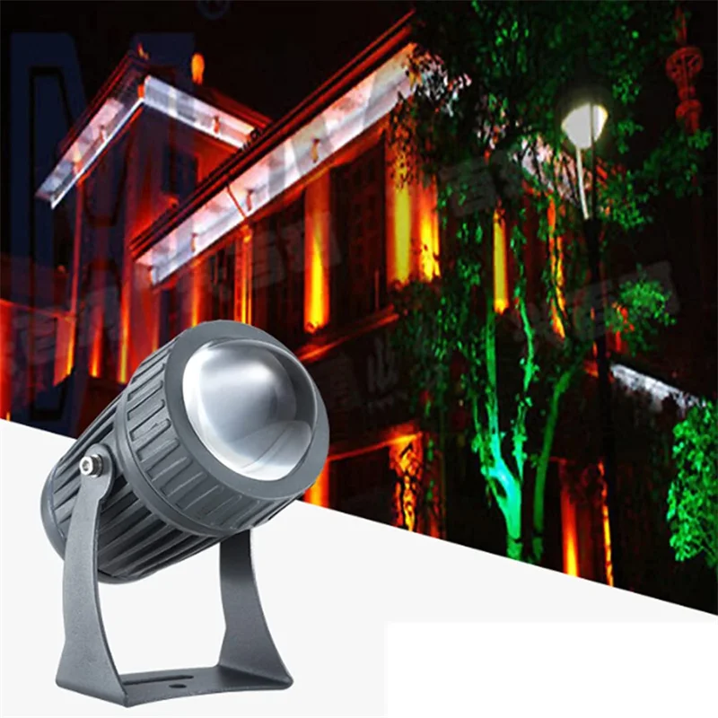 Description Picture 5 of item5W 10W Outdoor LED RGB Floodlight Waterproof Spotlight Narrow Beam Angle Light Wall Lamp Landscaping Lighting for Street Garden