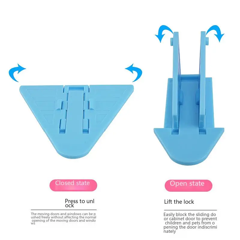 Sliding Door Sliding Window Lock Anti-Falling Child Baby Safety Lock Door Wardrobe Latch