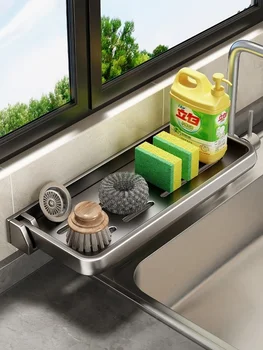 ชั้นวางของในครัว, ชั้นวางของพับได้ในครัว, ที่เก็บผ้า, ก๊อกน้ำแบบไม่เจาะรู, อ่างล้างผัก, ชั้นวางตะกร้าสำหรับเก็บของ 2