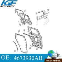 

Rear Wheelhouse Weatherstrip 4673930AB For 11-17 Jeep Patriot Direct Replacement