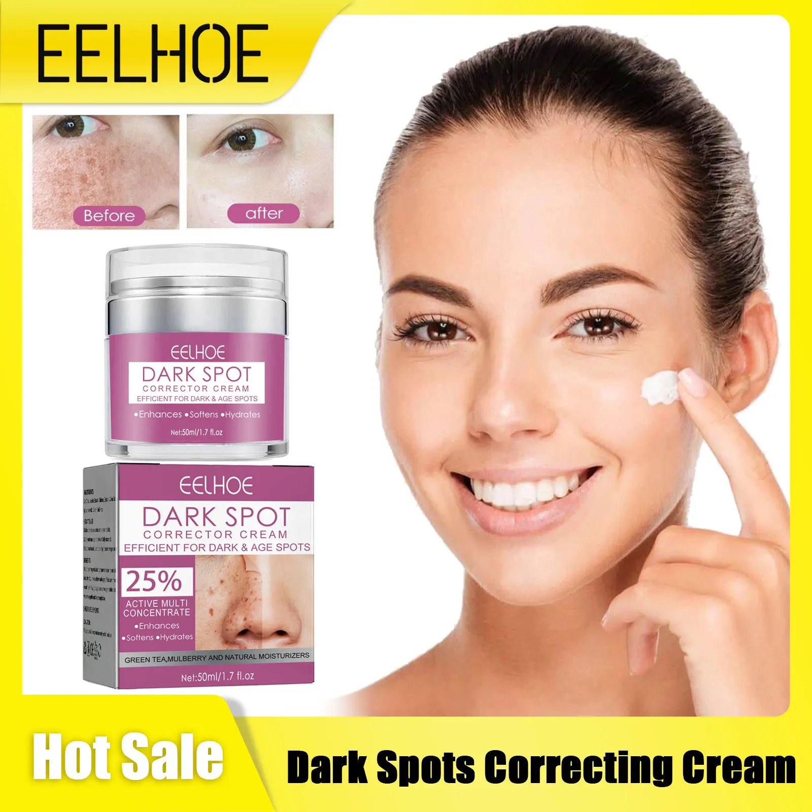 

Dark Spot Corrector Cream Chloasma Freckle Remover Whitening Pigment Anti Aging Hydrating Moisturising Lightening Melanin Cream