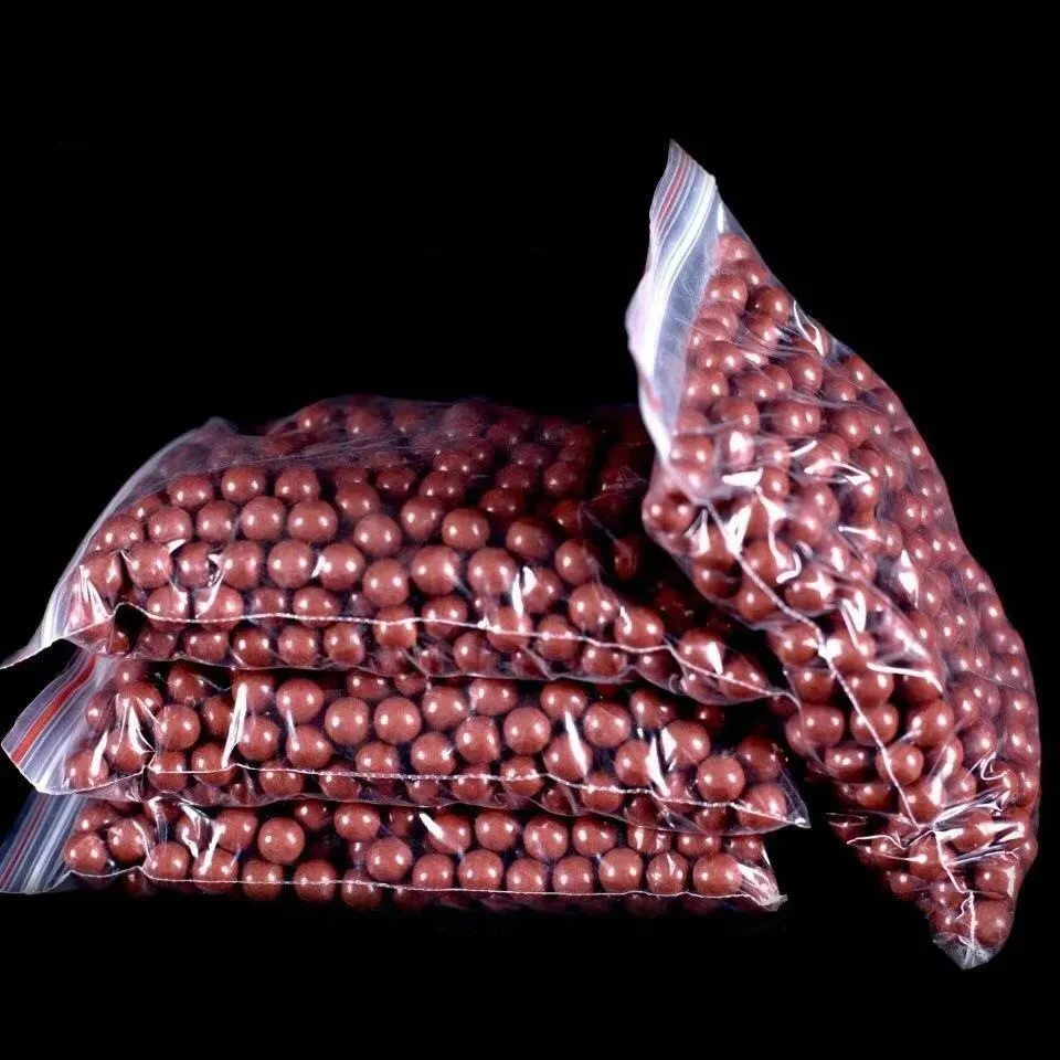 Slingshot Ammo 8-9mm Safety Pills Slingshot Beads Hard Mud Ball for Hunting Solid Mud Ball Board Clay Shooting Practice