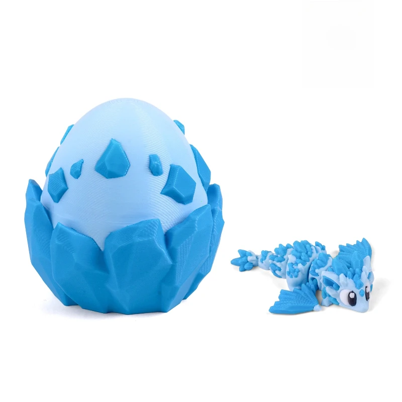 3D Printed Cute and Silly Dragon Fruit Food Dragon and Dragon Egg Plastic Ornaments, Desktop Decoration Sculptures, Holiday Gift