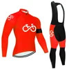 2024 Long Sleeve Bike Jerseys Pants For Men Latest Autumn Cycling Sets Pro Team Racing Sportswear Bicycle Suits Uniform 3