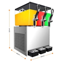 12LX3 Commercial Refrigeration Beverage Machine Three Cylinder Buffet Hot and Cold Stalls Plum Soup Juice Machine 2