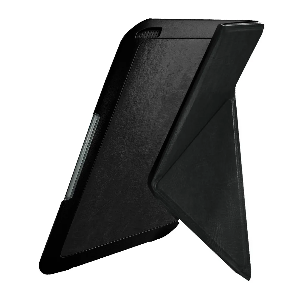 Kindle Klavye 3. Nesil Deri Kapak Okuyucu Kindle3 Kindle D00901 Y-Katlanır Stand Funda Kapatma Hafif Stand