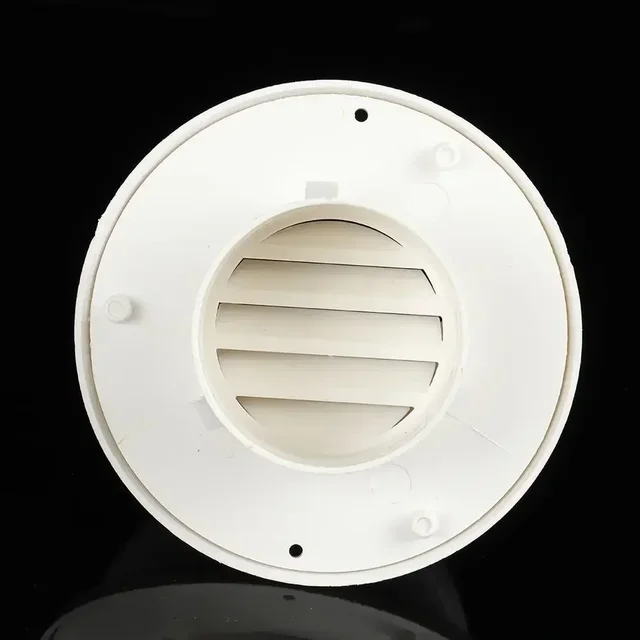 New PVC Ventilation Exhaust Grille round Wall Ceiling Air Vent Grille Ducting Cover Outlet Heating Cooling Waterproof Vent Cap 4