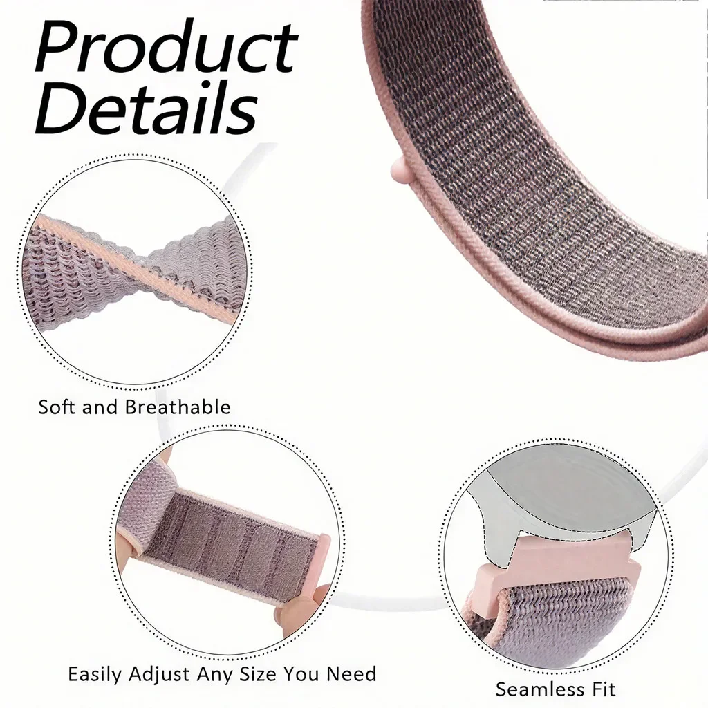 Sport Nylon Watchband, 20/22mm, Universal Fit