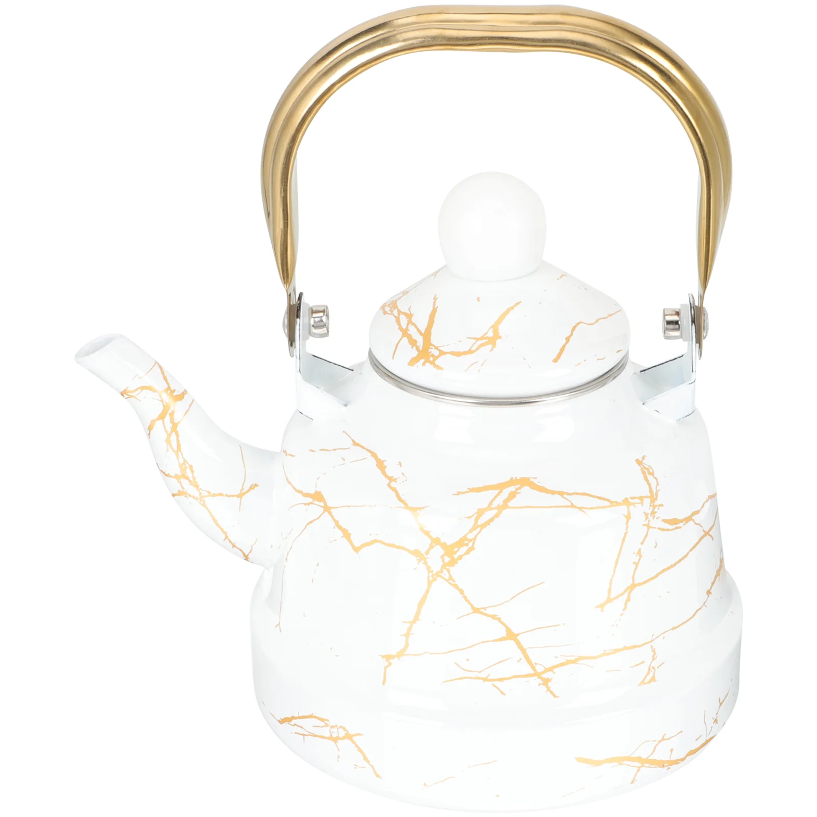 

Household Enamel Tea Pot Household Tea Kettle Hot Water Coffee Tea Kettle Pot for Stovetop