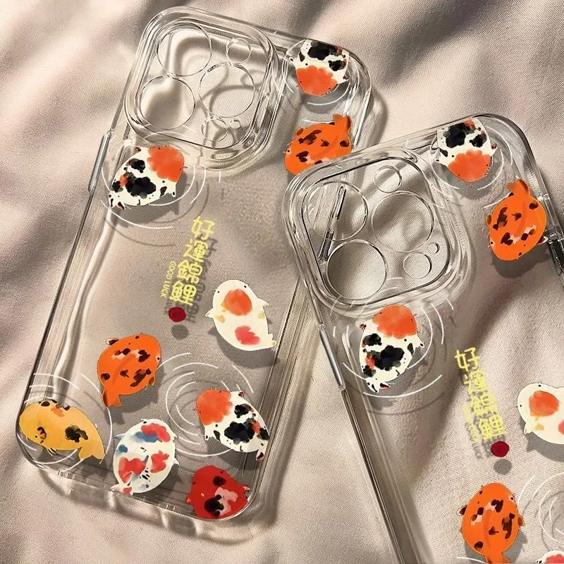 Koi Brings Good Luck Phone Case - Elegant Design Cover