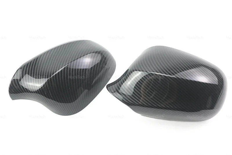 Für BMW 1er 3er E87 E88 E81 E82 E90 E91 E92 E93 LCI Carbon Faser Muster Schwarz Seite Flügel rückspiegel Abdeckung Kappe Zubehör – Detail 17