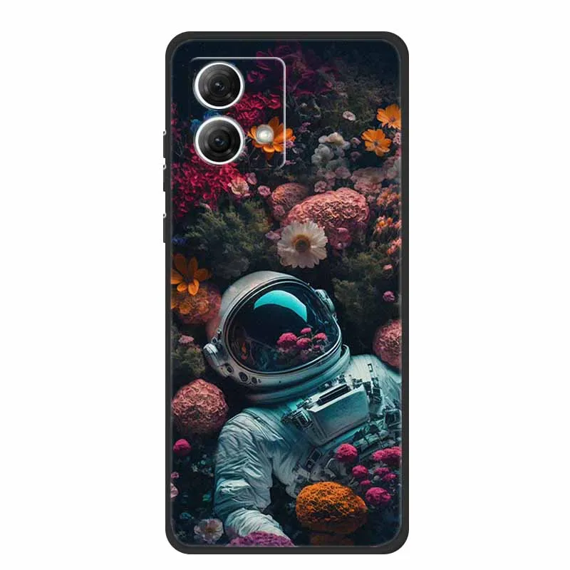 Cool Astronaut Man Soft Silicone TPU Phone Case for Motorola Moto G Series