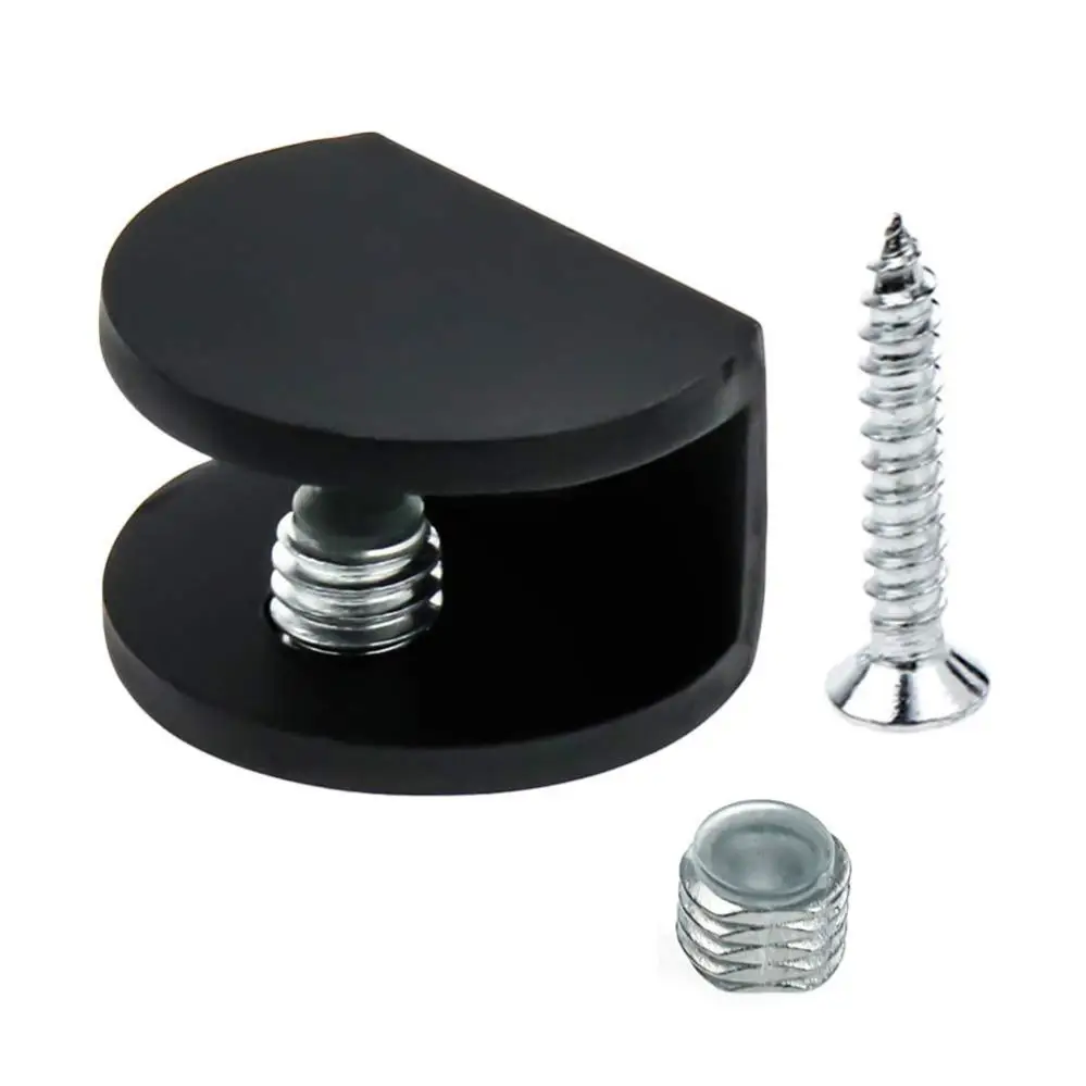 1 Piece Aluminum Alloy Semi-circular Glass Heated Bed Clip Clamp Glass Clip Fixed Support Bracket for Thick