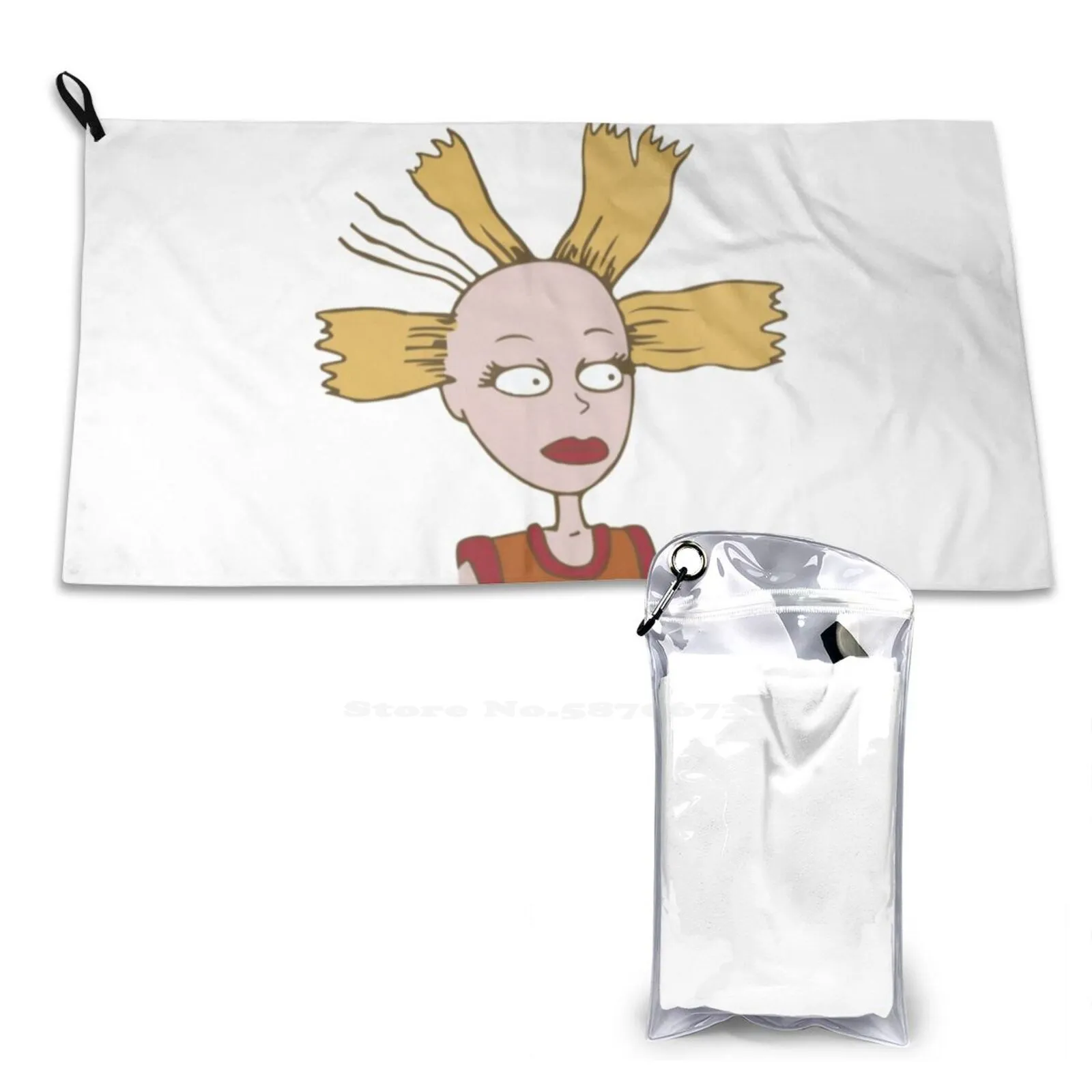 -Cynthia Doll Print Washcloth Face Soft Asciugamano Angelicas Doll Cynthia Cynthia Doll Angelica Sottaceti Infanzia Anni '90