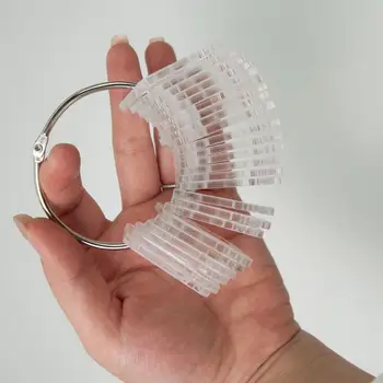 12/24/30pcs Acrylic Ring Thread Card Holder 2