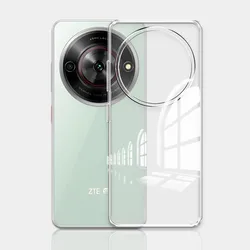 Clear Soft Silicone Phone Case - Transparent Shockproof Protective Cover for ZTE Nubia Focus 5G (Clear)