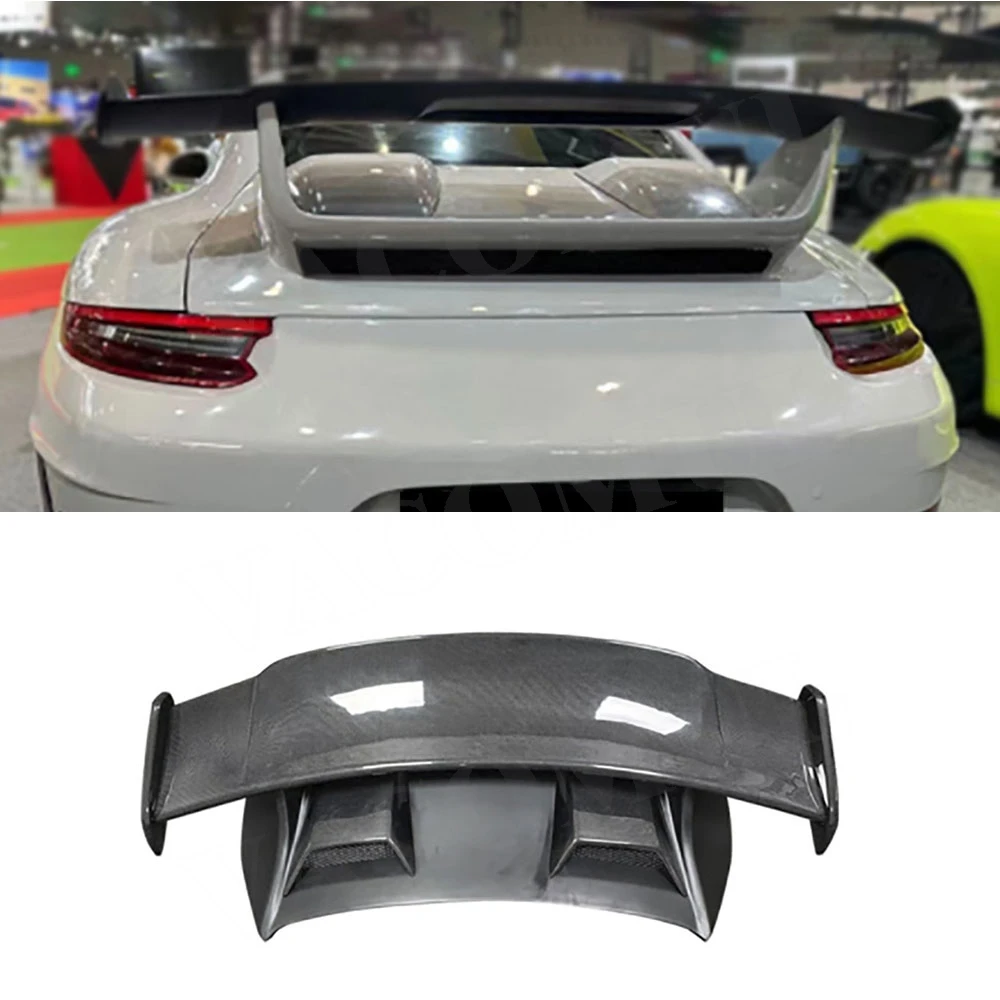 

Задний спойлер VACOMUL из углеродного волокна, крыло багажника для Porsche 911 GT3 2015 2016 2017 2018 крыло заднего крыша, Стайлинг автомобиля FRP
