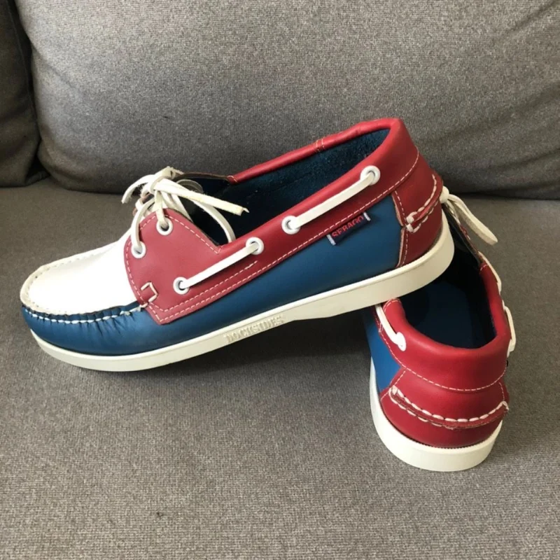 

Popular Young Boy Casual Footwear Leather Lace Up Slip On Shoe For Men Top Quality Casual Brand Men Non-Slip Shoe Flats Shoe Man