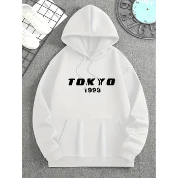 سويت شيرت بغطاء للرأس مطبوع عليه سيارة الخريف والشتاء عالي الجودة، مريح فضفاض كاجوال كلاسيكي كلاسيكي للشارع الرياضي 3