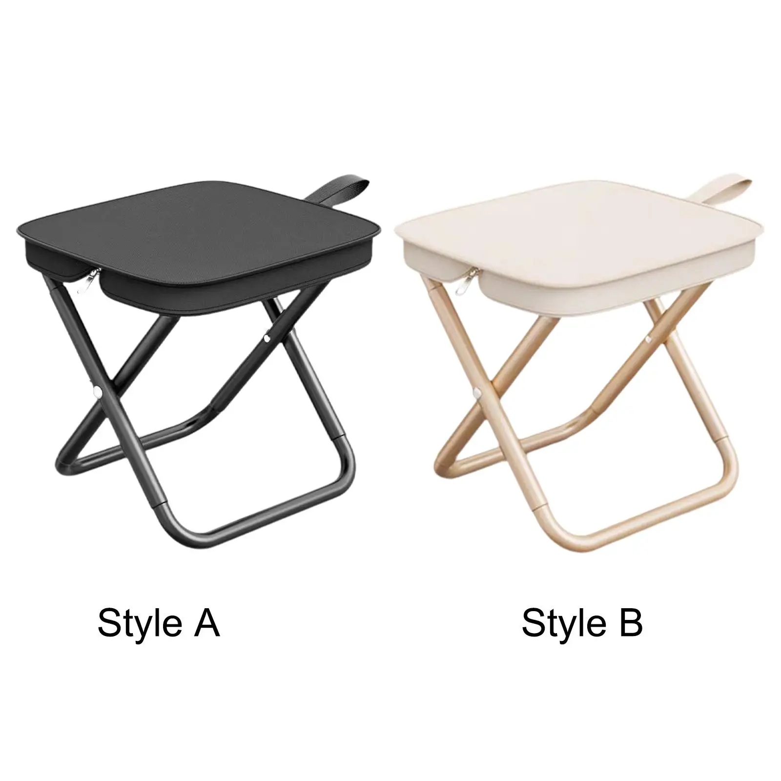 Camping Stool Seat Fishing Stool Footrest Picnic Chair Portable Folding