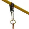 [Set of 2] Tree Swing Nylon Hanging Hammock Straps 5 FT 660 lbs Carabiner 4