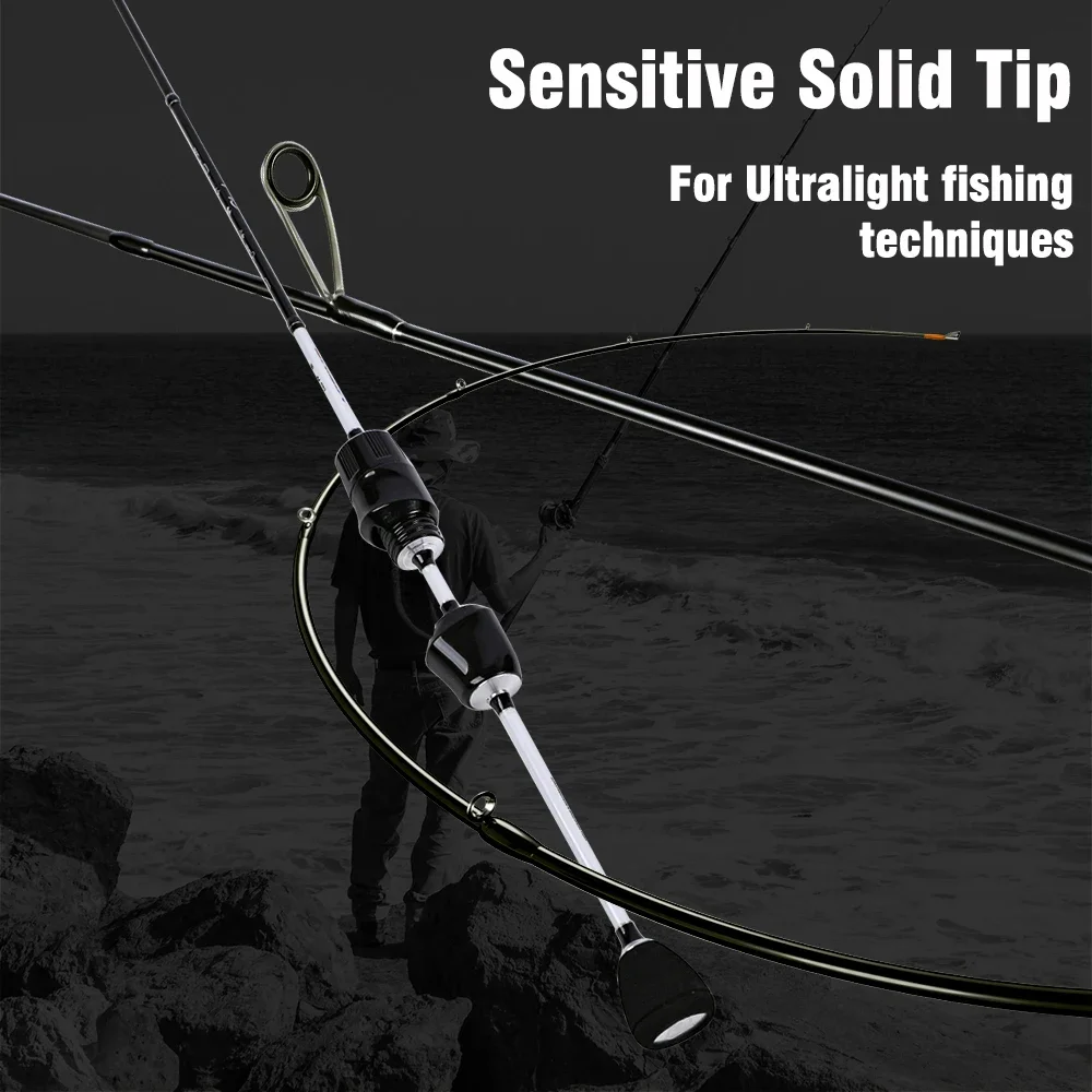 Fishing rod Mifine ILLUSION SLASH XUL Lightweight Spinning Fishing Rod For Trout Fishing 0.2-0.8g 30T Carbon Fiber Fuji/LS Rings Solid Tips
