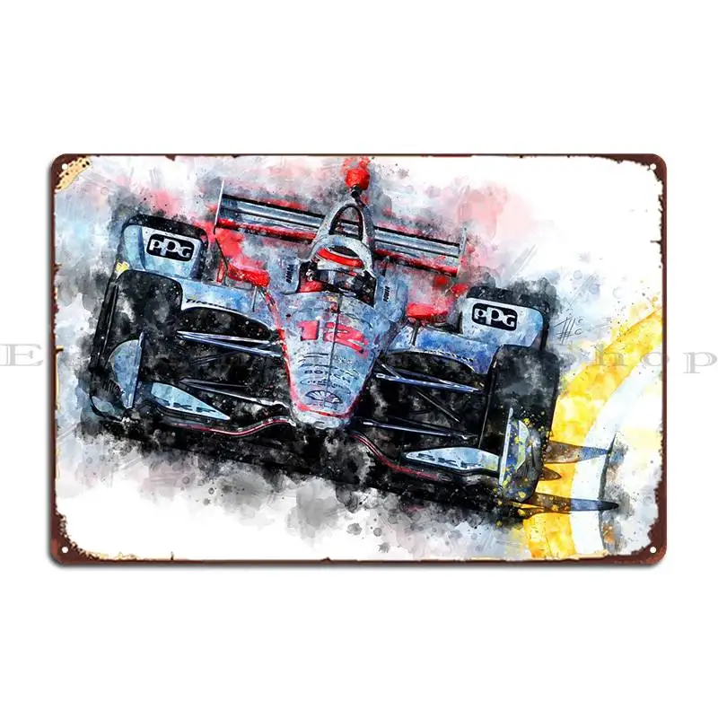 

Will Power 2018 Metal Sign Design Club Decoration Printing Vintage Tin Sign Poster