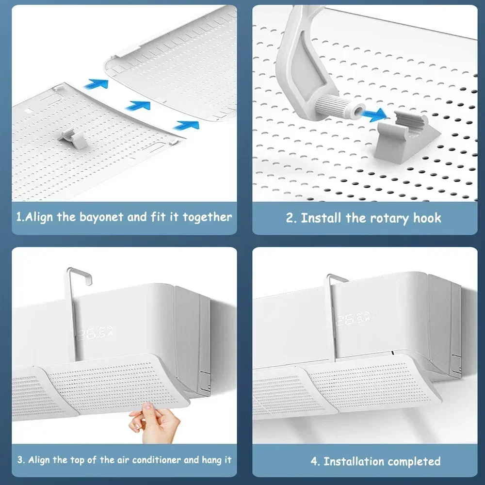 Air Conditioning Baffle Air Conditioner Wind Deflector Air Conditioning Wind Deflector 10PCS Wall-mounted Air Conditioner Wind Shield Universal Anti-direct Blowing Outlet Baffle air conditioning baffle air conditioner wind deflector air conditioning wind deflector